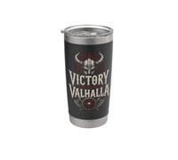 Elmo vichingo Vittoria o Valhalla Bicchiere termico in acciaio inox doppia parete