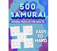 Elmsleigh Designs Samurai Sudoku Puzzle Book for Adults (Tascabile)