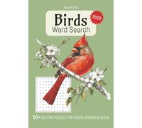 Elmwood Birds Word Search Book: 50+ Fun Puzzles for Adults, Seniors & Teens