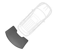 ELNas Auto Parasole Magnetico per Audi Q5 8R 2009-2017, Anti-UV per Parabrezza Anteriore, Finestrini Laterali e Posteriori | Protezione Solare, Privacy & Anti-Insetti,Back Windshield