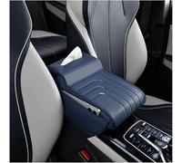 ELNas Cuscino Bracciolo Auto per Porsche Cayenne New Energy Taycan, Bracciolo Auto Pad Multifunzionale Protezione Console Centrale,Blue