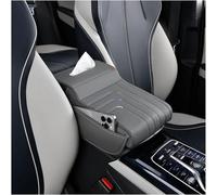 ELNas Cuscino Bracciolo Auto per Porsche Cayenne New Energy Taycan, Bracciolo Auto Pad Multifunzionale Protezione Console Centrale,Grey