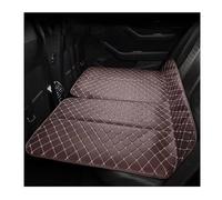 ELNas Materasso Non Gonfiabile per Auto | Letto da Viaggio Pieghevole e Confortevole per Sedile Posteriore e Bagagliaio, per Toyota Proace Verso Land Cruiser RAV4/XA50,Brown-128 * 80