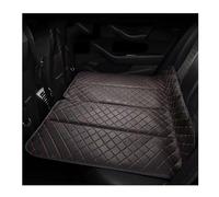 ELNas Materasso Non Gonfiabile per Auto | Letto da Viaggio Pieghevole e Confortevole per Sedile Posteriore e Bagagliaio, per Hyundai Santa Fe TM 2019-2022,BlackRed-135 * 80