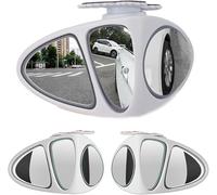 ELNas Specchietti Laterali per Punti Ciechi per Ferrari 488 GTB 2015 2016 2017 2018 2019, Specchietti per Angolo Morto Regolabili Specchietti per Punti Ciechi,White