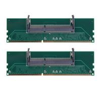 Elnwnnkc 1 paio di adattatori di memoria DDR3 in lega converte le RAM del notebook in RAM desktop 105℃ ad alta velocità 5Mb / s trasferimento veloce adattatore