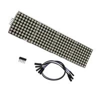 Elnwnnkc 1588 Modulo di visualizzazione a matrice a punti LED 4 in 1 matrice 8X8 per RPi Progetti Scheda di Sviluppo Programmabile LED Display Board