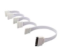 Elnwnnkc 15Pin SATAs Male To 5 Female Power Splitter Cable for Optimizing HDDs And Opticals Drive Use Hard Drive Power Extension