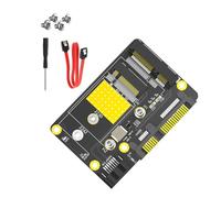 Elnwnnkc 2 in 1 Stati Msata Disk a Doppio SATA3 Scheda di Connessione Convertitori Scheda MSATA Stati Disk a SATA3.0 Convertitori