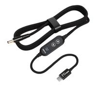 Elnwnnkc Alimentazione Multipla USB Tipo C a DC5.5 Intrecciata per trasferimento Dati Veloce da 100 W con Selezione 5 V-20 V per dispositivi da Ufficio Multitensione per Accessori Laptop