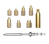 Elnwnnkc Assortimento completo di punte per saldatori TS100, 8 diverse dimensioni, inserti per saldatori per riparazioni di dispositivi