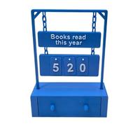 Elnwnnkc Bancone per libri da appendere con display numerico e lettura a cassetto per biblioteche, scuole, per uso domestico, design decorativo, del libro