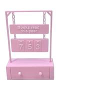 Elnwnnkc Bancone per libri da appendere con display numerico e lettura a cassetto per biblioteche, scuole, per uso domestico, design decorativo, del libro