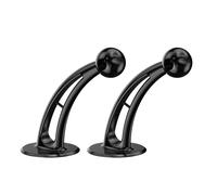 Elnwnnkc Basi di supporto per telefono adesive doppie rotabili da 17 mm con rotazione a 360 per cottura del veicolo stabile dispositivo di posizionamento scrivania supporto per telefono bordato per