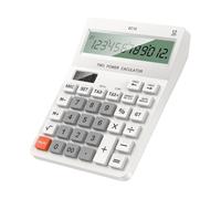 Elnwnnkc Calcolatrice con Ampio Display Set Tasse Backup con | Tastiera, funzione controllo per la pianificazione del budget dello studio alla cassa, matematica