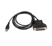 Elnwnnkc Cavo Flessibile da USB a DB25 da 25 Pin per Un ' integrazione Perfetta con apparecchiature precedenti e Scanner Codici a Barre Cavo per apparecchiature industriali
