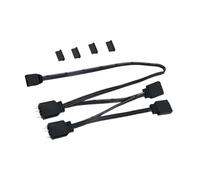 Elnwnnkc Cavo sdoppiatore prolunga ARGB 5V 3 Pin Adattatore 5V 1 Femmina a 4 Maschi 3 Pin per Splitter sincronizzazione del Computer
