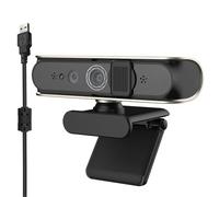 Elnwnnkc Cavo USB 1080P Webcam Riconoscimento Trattamenti Viso per WindowsHello Secure Treppiede Compatibile Base Fotocamera