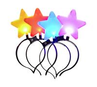 Elnwnnkc Cerchietto per capelli con stella per donne e ragazze Accessorio elegante per tutte le occasioni Fascia multiuso Accessori per foto Fascia illuminata a LED Bulk Donna per bambini