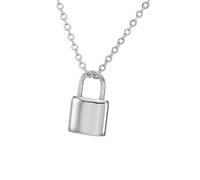 Elnwnnkc Collana con ciondolo a forma di lucchetto commemorativo | Con scomparto portacenere per donne e uomini, per conservare momenti di carità, sicuro