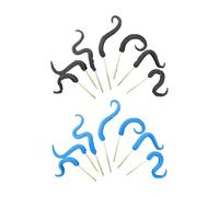 Elnwnnkc Confezione da 14 picchetti decorativi per terrari e letti da giardino con tentacoli in resina resistenti alle intemperie