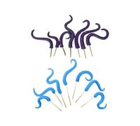 Elnwnnkc Confezione da 14 picchetti decorativi per terrari e letti da giardino con tentacoli in resina resistenti alle intemperie
