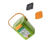 Elnwnnkc Contenitore per humus da giardino che evidenzia una ventilazione rafforzata per una rapida decomposizione dei rifiuti organici, tra cui foglie, erba e resti di cucina, facile da installare