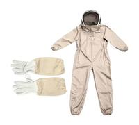 Elnwnnkc Contro King Needle Suit Intera Resistenza Sottile Apicoltore Outfit Manacoli flessibili Modificabili Adatto Allevamento di miele Lavoro e Natura Escursioni Apiarista Tuta con Manacoli