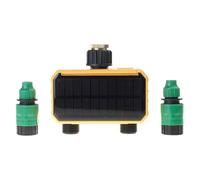 Elnwnnkc Controller Timer avanzato per irrigazione Solare Valvole Timer per irrigazione Digitale Esterna Funzionale per Prati e Verdure Controller irrigatore Automatico