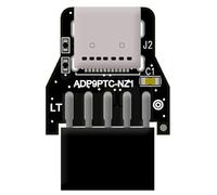 Elnwnnkc Convertitore Intestazione del Pannello Frontale da 9 Pin a USB 2.0 a C per Tablet Telefoni Adattatore per trasferimento Dati Installazione Semplice