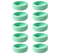 Elnwnnkc Copriruota in silicone essenziale da viaggio da 10 per bagagli Riduci minimo l ' impatto e la borsa Copriruota facile da installare per valigie