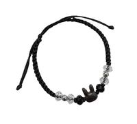 Elnwnnkc Fashionable Rabbits Wristband Braiding Unique Charm Artistic Wrist Accessories for Various Occasion Unique Handmade Gifts