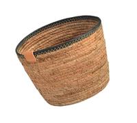 Elnwnnkc Fioriera intrecciata a mano per piante con struttura per fiori e vasi in paglia per la disposizione delle mani, supporto per interni, sgabello, vassoi, decorazioni per interni