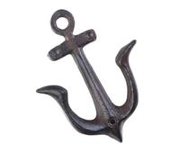 Elnwnnkc Gancio da parete in ferro a forma retrò per decorazioni case bucoliche Ganci per appendere resistenti per borse appendiabiti Decorazione per feste Gancio da parete marino decorativo