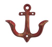 Elnwnnkc Gancio da parete in ferro a forma retrò per decorazioni case bucoliche Ganci per appendere resistenti per borse appendiabiti Decorazione per feste Gancio da parete marino decorativo