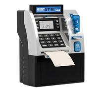 Elnwnnkc Giocattolo Educativo Realistico della Macchina CASHPOINT per Bambini Che Agiscono per Lo Sviluppo Alfabetizzazione Finanziaria Fai Finta Giocare Bancomat CASHPOINT