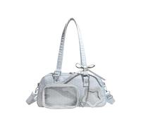Elnwnnkc Harajukus, borsa a tracolla trasparente Itabag da donna, idea regalo anime, messaggeri, borsa a tracolla da donna, Blu