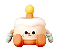 Elnwnnkc Lampada da Notte per Torta, Ornamenti per la Camera da Letto, Lampada da Comodino, Luce Creativa, invia ai Bambini Un Regalo per la Fidanzata, Torta Compleanno con Supporto per Telefono