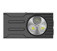 Elnwnnkc Lightweight Durability LED Torch Blue White Red 3Light Source Magnetic Tailcap Base for Hiking Emergencies Use Outdoor Flashlights with Magnetic Base