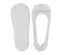 Elnwnnkc Not Show Liner Socks Donna 's Low Cut Cotone Barca Calzini Invisibili Nasconditi Antis Slip Fondo di Cotone per Sneaker Fodera Invisibile Donne, grigio, Taglia unica