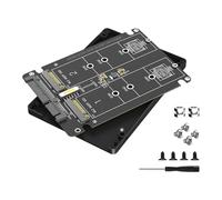 Elnwnnkc PCB Convertitori SATA3.0 e MSATA a SATA3.0 Abilita 2 unità Computer Meno recenti e sistemi Nas