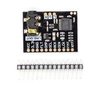 Elnwnnkc PCM5102A Scheda Stereo 3.5mm Uscita Audio Modulo Lettore Formato Scheda di Ricambio per Microcontroller Progetti Strumento di Ingegneria Elettronica