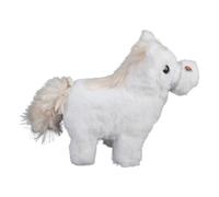 Elnwnnkc Peluche elettrico con funzioni sonore, White