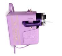 Elnwnnkc Portabibite leggero e isolato con design a tenuta stagna, ampio scomparto per bottiglie di caffè, accessori sportivi da viaggio, borsa a tracolla, Viola