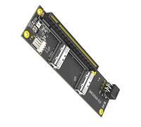Elnwnnkc Prestazioni Scheda convertitore MICO PCIe 5.0 da 16X a 2 Porte per espansione Continua delle periferiche Adattatori PCIe rapidi