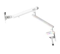 Elnwnnkc Retroilluminato Metallo Osservare Braccio per 17 38 Pollice Display Strumento Meno Modificabile Desk Mount Piano Efficiente Piano Forte Alluminio Costruzione Ribbon Arm