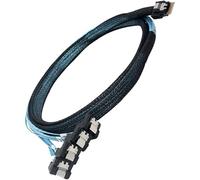 Elnwnnkc SAS4.0 8654 4I 38Pin a 4 Porte 7P Cavo PCIE Server Collegamento Dati Extension Wire Fast Speed 50/100CM