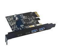 Elnwnnkc Scheda espansione USB 3.2 Gen1 da 5 Gbps con 2 Porte USB 2 Porte Type C per Uno scambio Dati efficiente Dispositivi USB 2.0 compatibili Espansione Porta USB