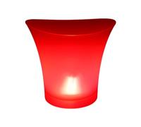 Elnwnnkc Secchiello per Ghiaccio a LED Secchiello per Ghiaccio Illuminato Materiale PP Fusti per vasche capacità Adatti per per Feste e Club LED