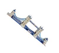 Elnwnnkc Set blocchi costruzione del Tower Bridge Set modelli visualizzazione architettonica storica Set blocchi costruzione case giocattolo Modello visualizzazione architettonica